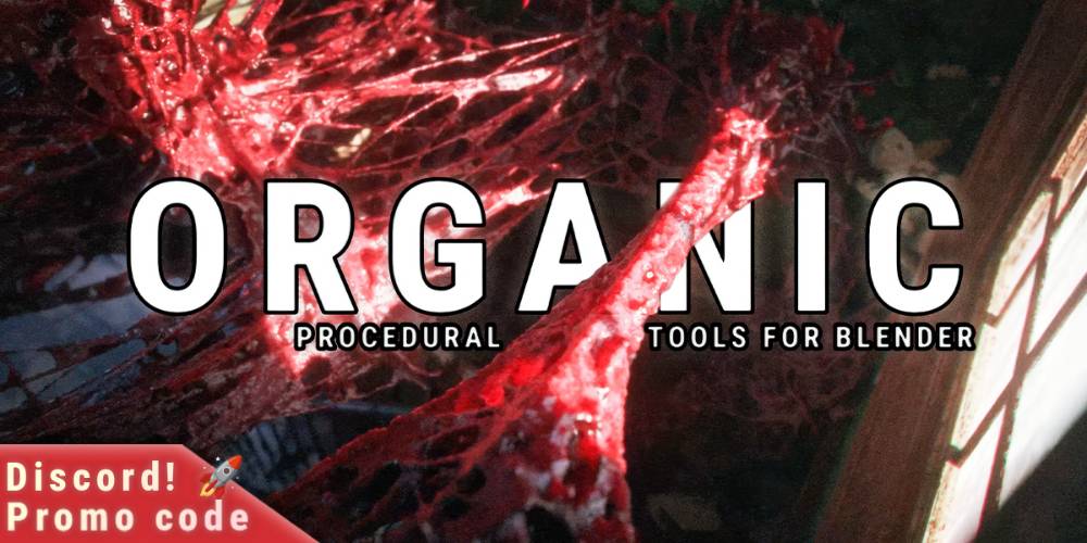Organic Addon - Procedural Organic Tools for Blender Free Download Organic Addon - Procedural Organic Tools
